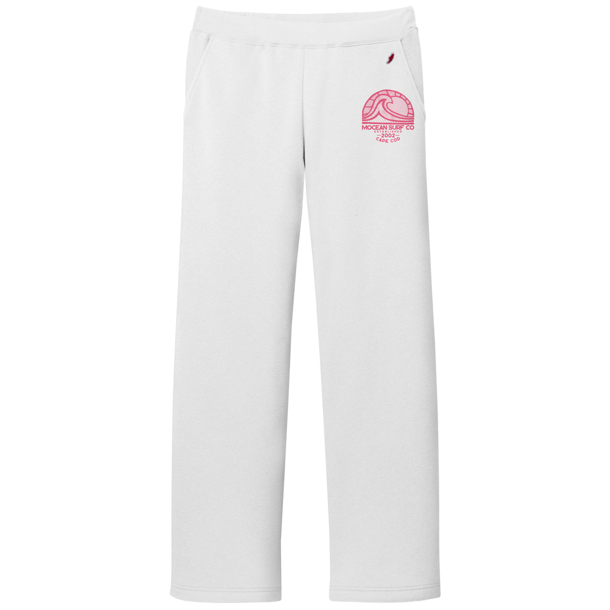 MOCEAN SURF CO Straight Leg Sweatpants - Sno White