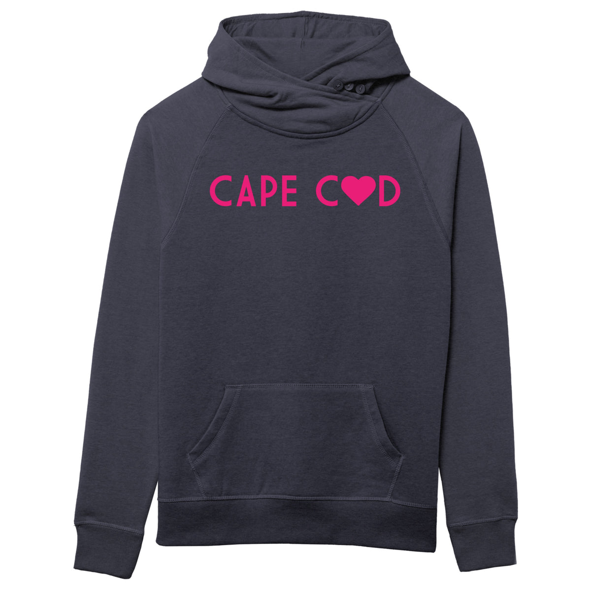 Navy heather 82182 w/ Cape Cod Heart V2
