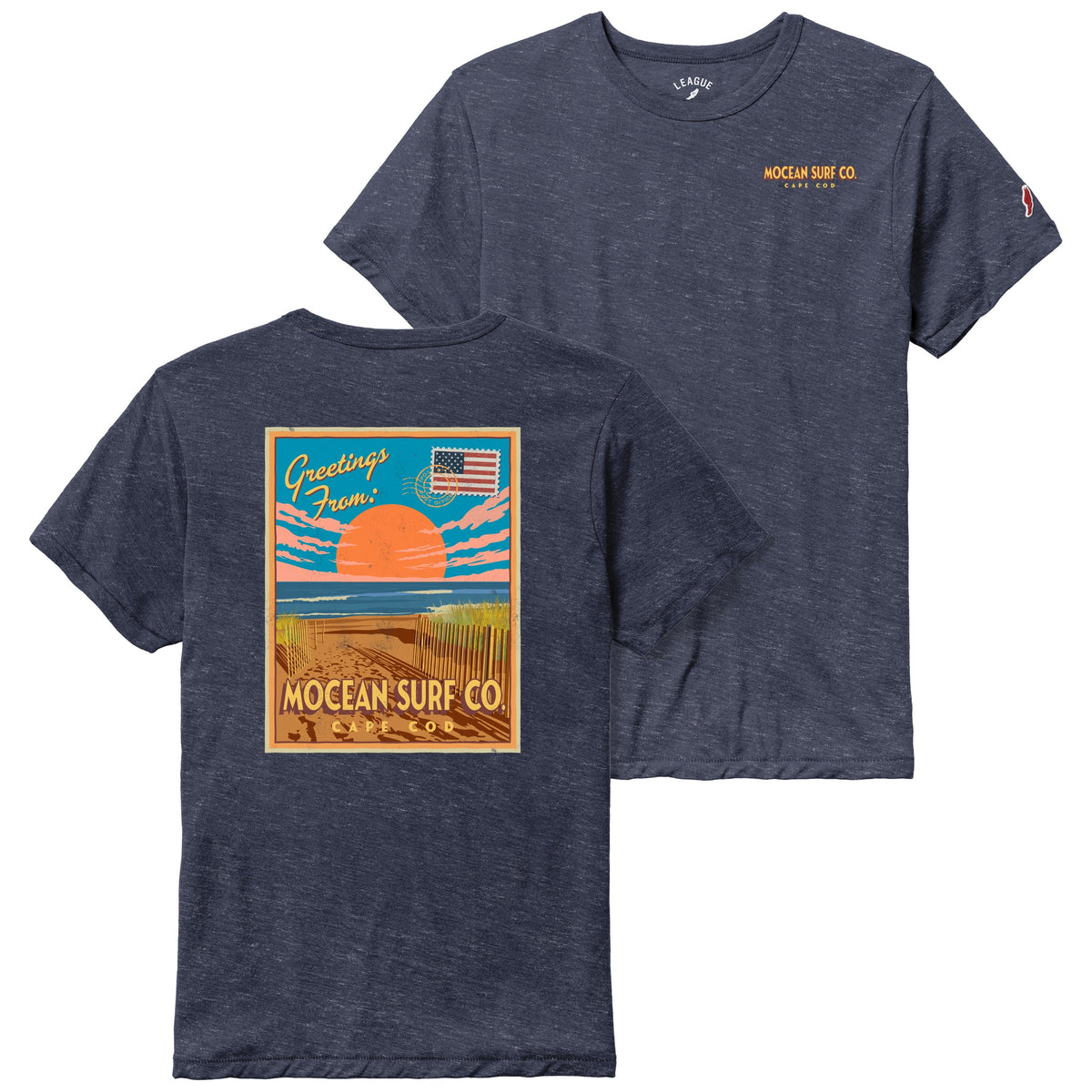 Heather lib navy L900 MOCEAN Postcard LC