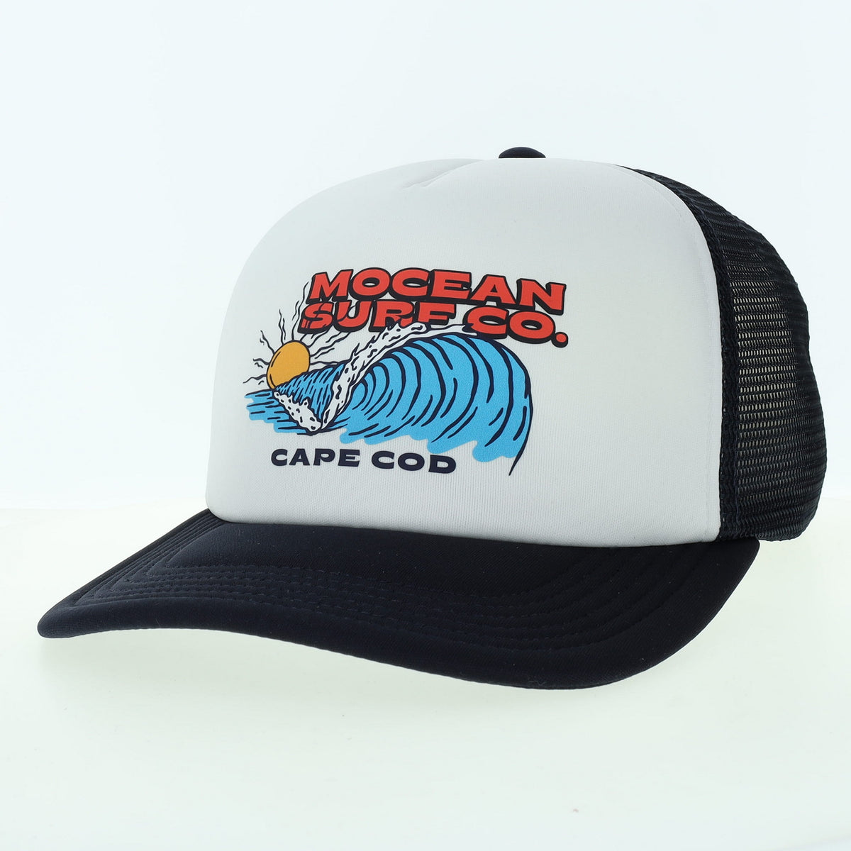 White/navy trucker LTA w/ MOCEAN SURF CO Reefride