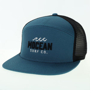MOCEAN Hopback 7-Panel Flat Brim Hat