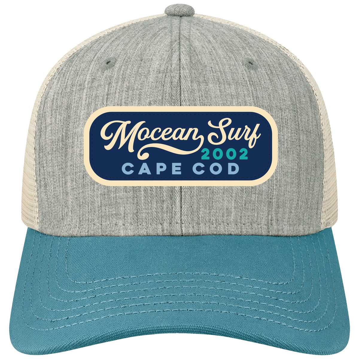 Melange grey/pacific blue/stone tkr MPS w/ MOCEAN Rounded Rec