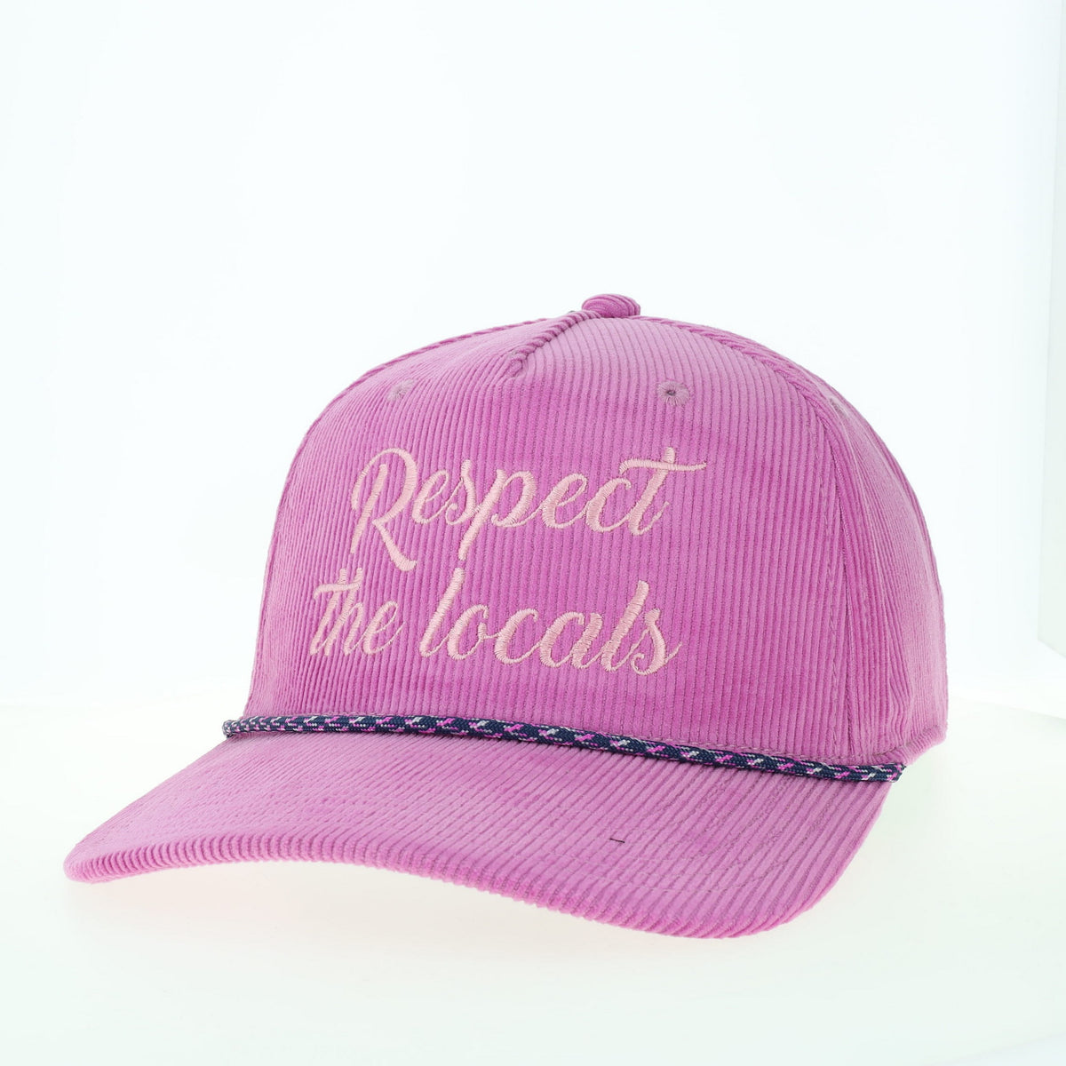 Fuschia rose corduroy ROADIE w/ respect the locals v2