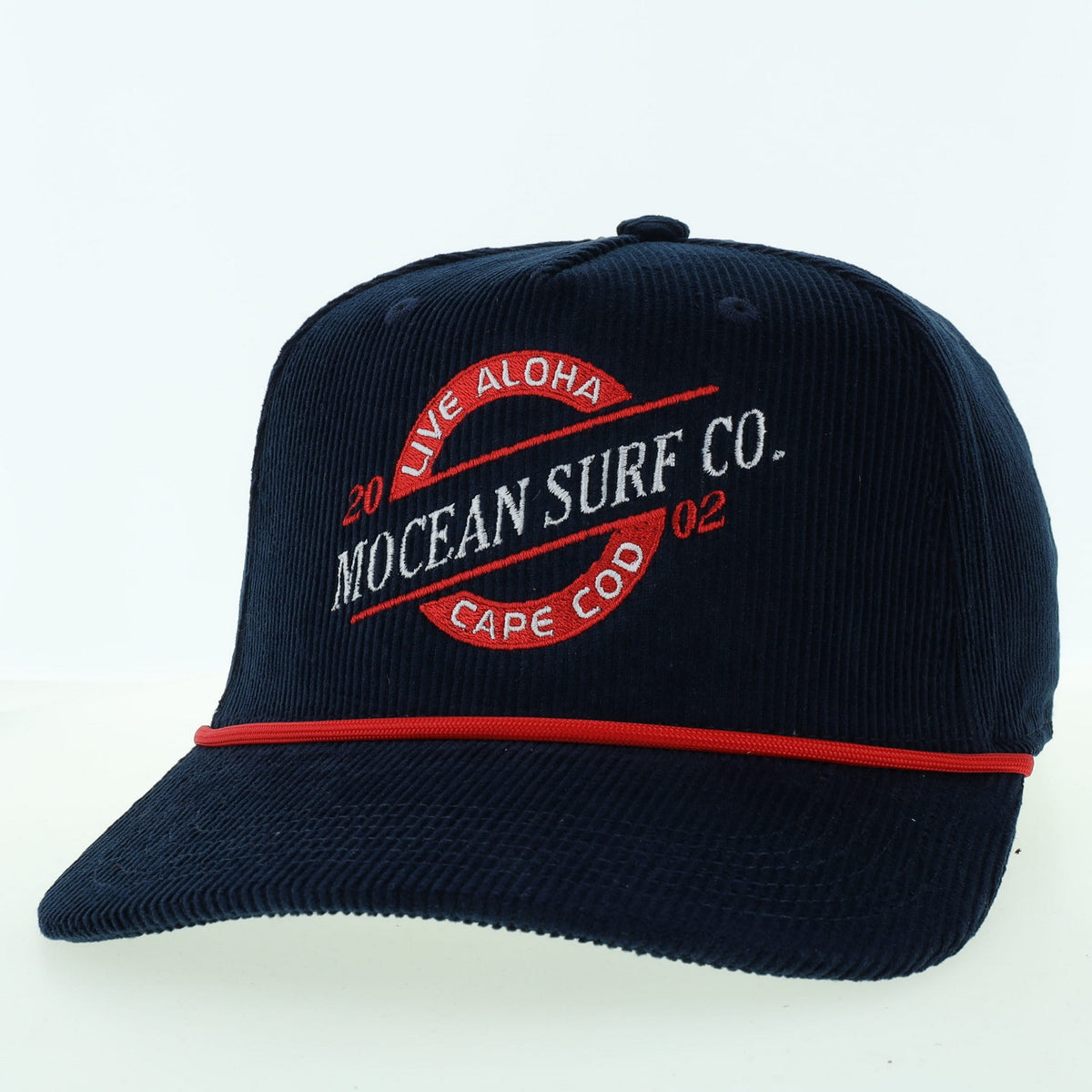 Midnight blue corduroy ROADIE w/ MOCEAN Slant Split Circle