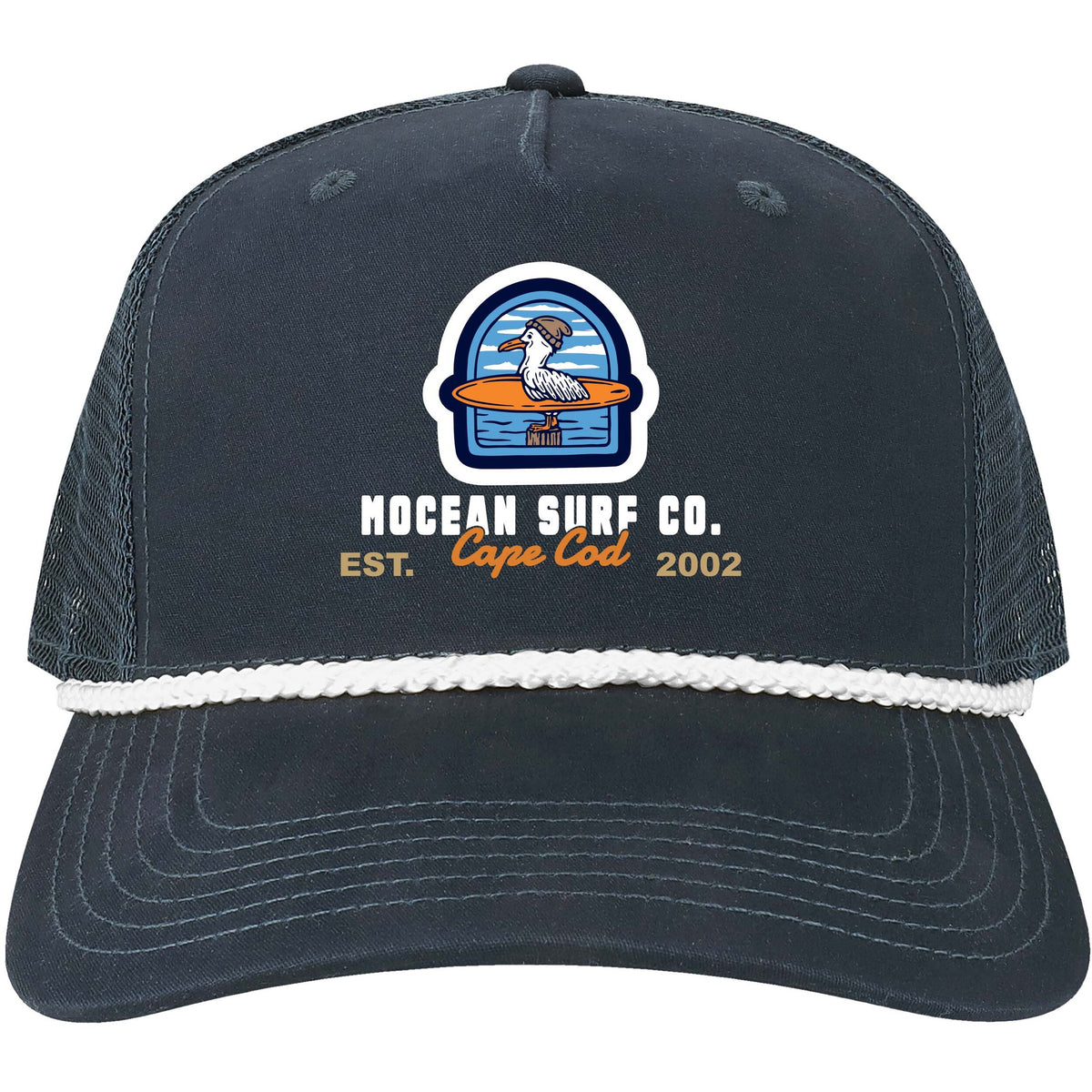 Navy/white rope trucker ROADIE w/ MOCEAN Fresh Surf PX