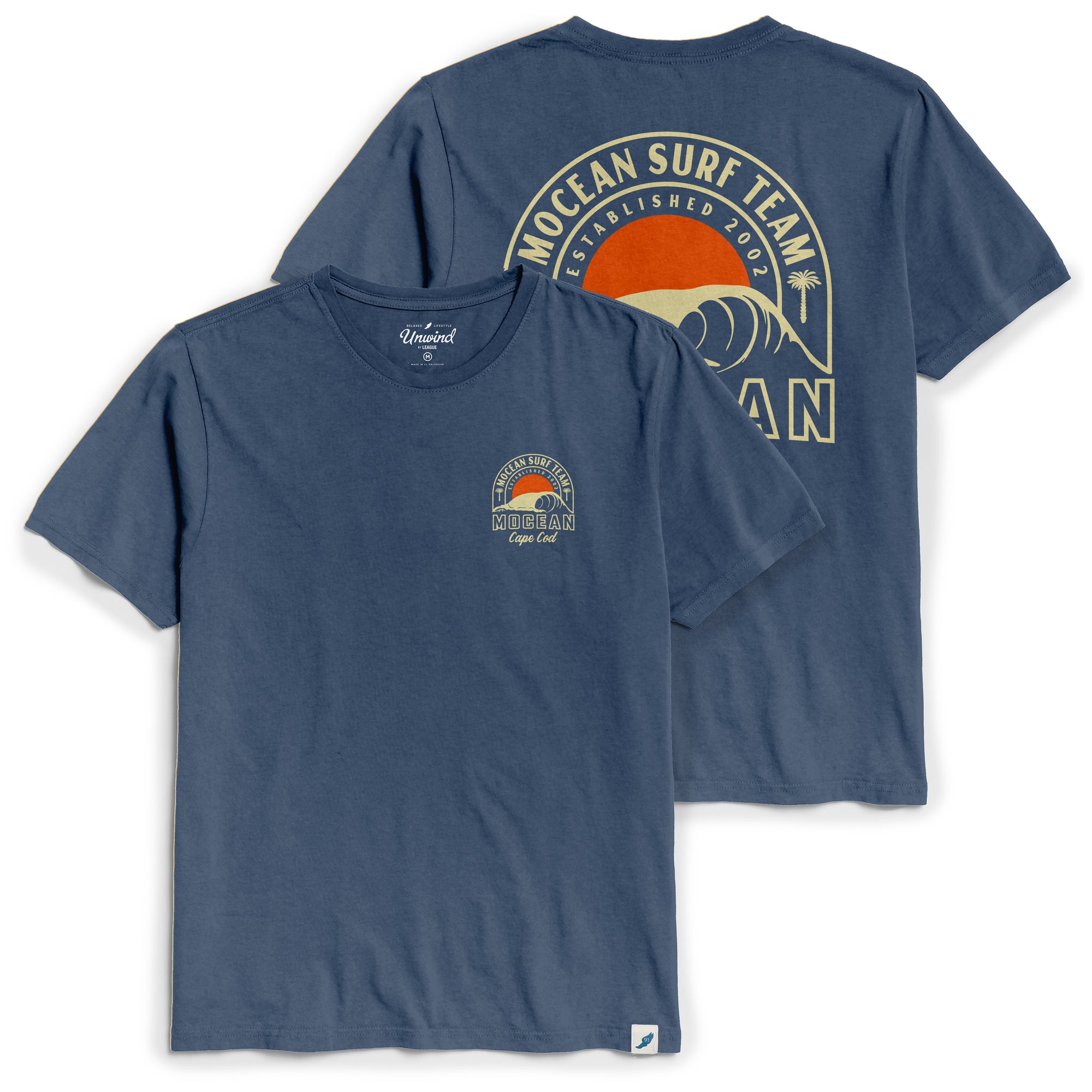 MOCEAN Surf Team T-Shirt - Denim