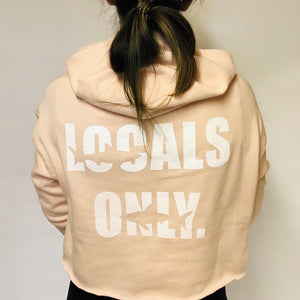 LOCALS ONLY Cropped Hoodie - MOCEAN Cape Cod