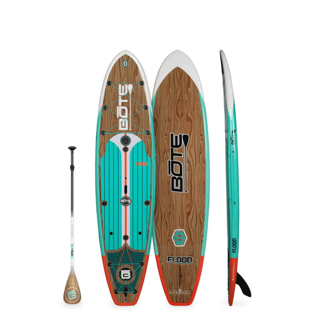 Flood 10′6″ Classic Teak Paddle Board