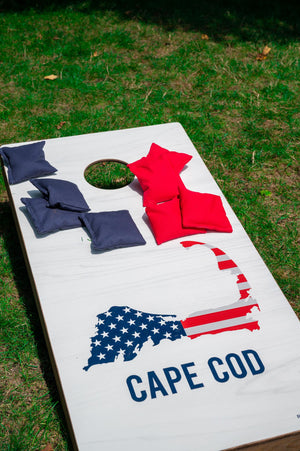 Cape Cod Flag Cornhole