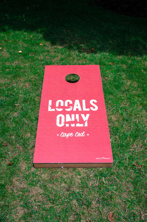Locals Only Cornhole - Red