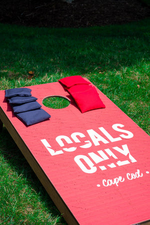 Locals Only Cornhole - Red